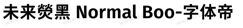 未来熒黑 Normal Boo字体转换